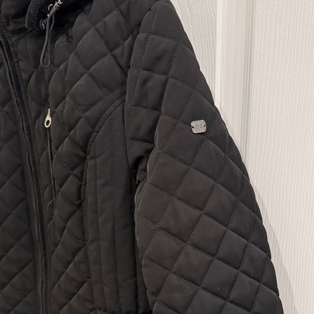 Laundry by Design Quilted Black Puffer Jacket - Picture 5 of 14